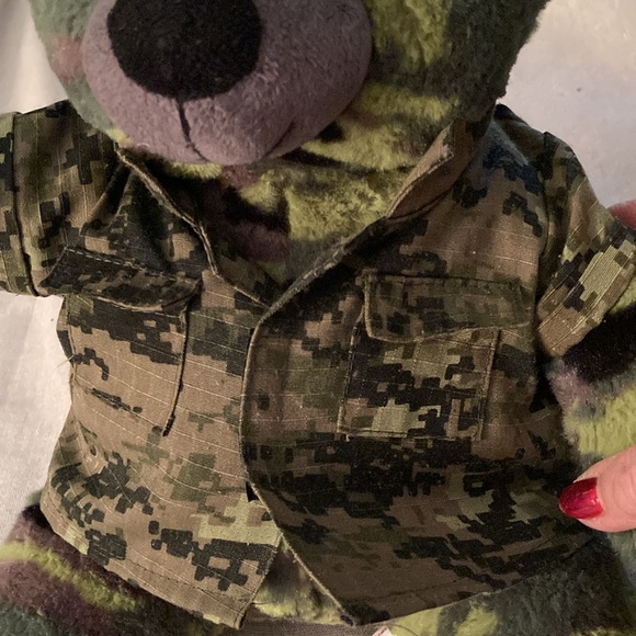 Vintage and rare 2001 Bear Factory Camo Military bear - Picture 3 of 10